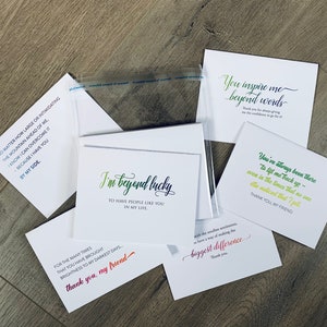 Thanks, Friend Card Collection | Friendship Thank You Notecards