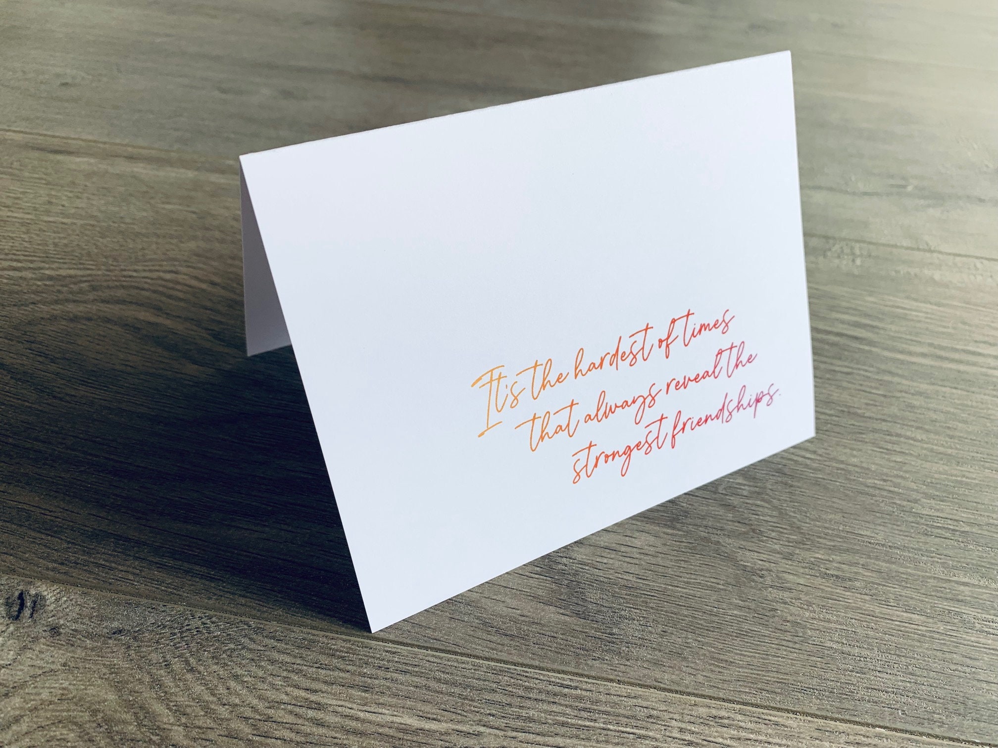 Friendship Notecard Set | Cards for Friends - Etsy