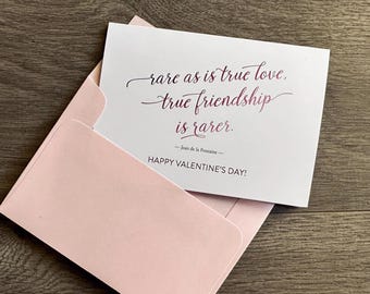 Aussi rare que soit l'amour véritable — Mini cartes pour la Saint-Valentin