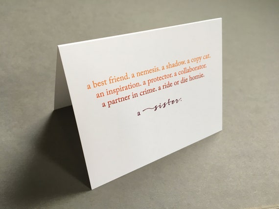 Sisters Collection A Note Card Collection Of Quotes Honoring Etsy
