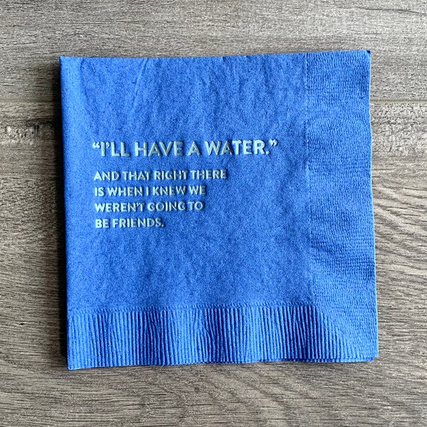 Funny Cocktail Napkins Etsy