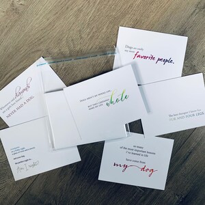 Colección de tarjetas para amantes de los perros / Tarjetas para padres de cachorros