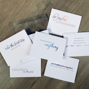 Inspire-kaartencollectie | Bemoedigende notitiekaarten