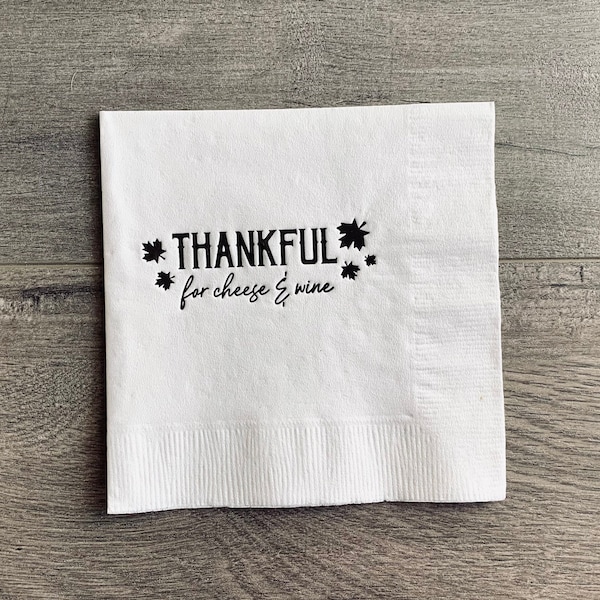 Thanksgiving Napkins Etsy