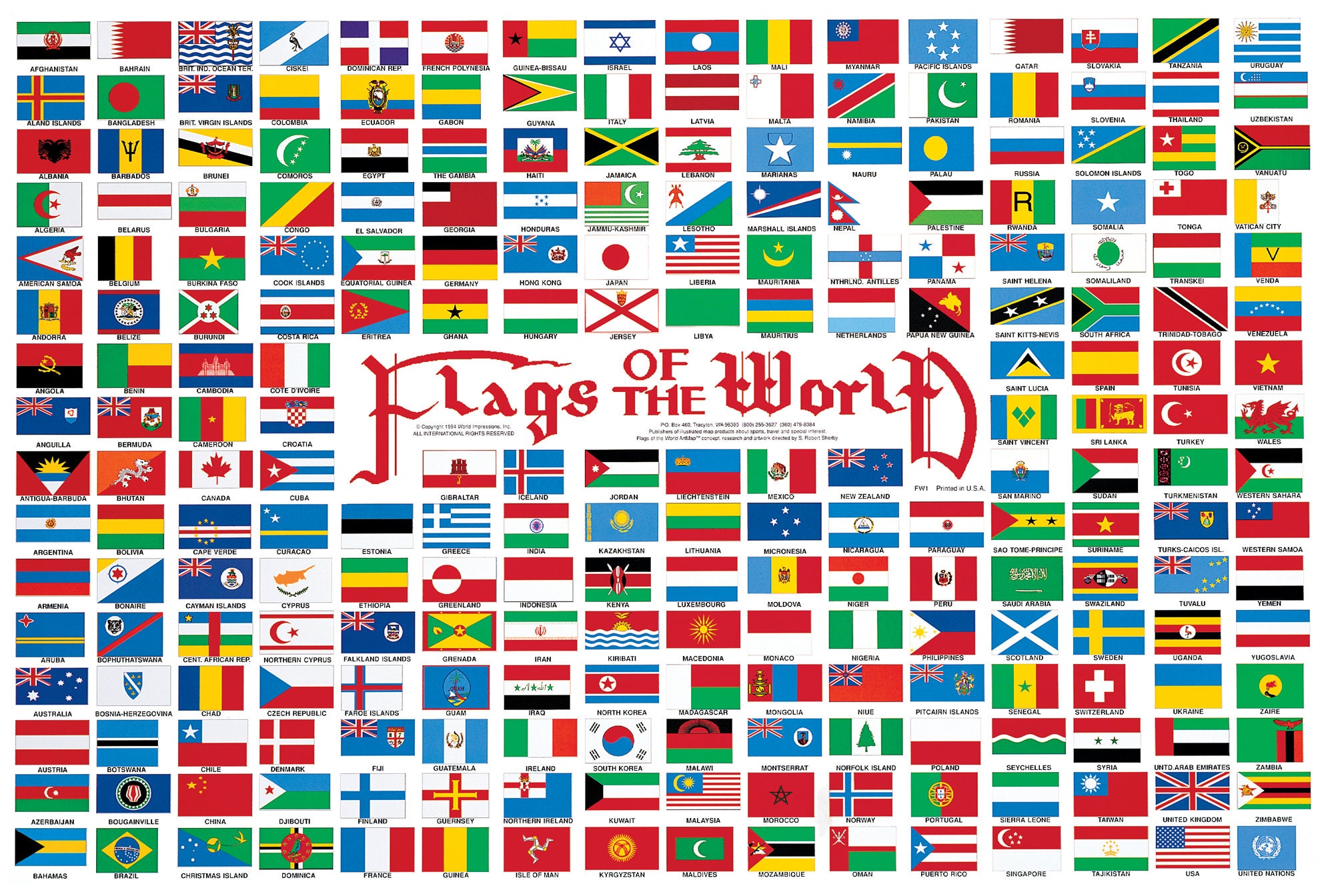 238 Flags of the World Wall Map Etsy Sweden