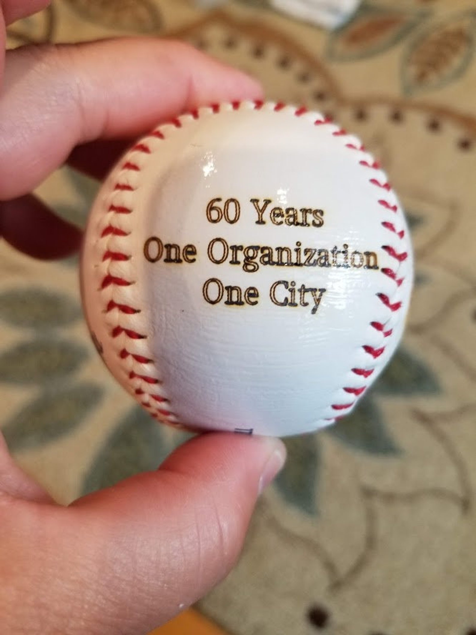 Laser Engraved Leather Baseballs Etsy