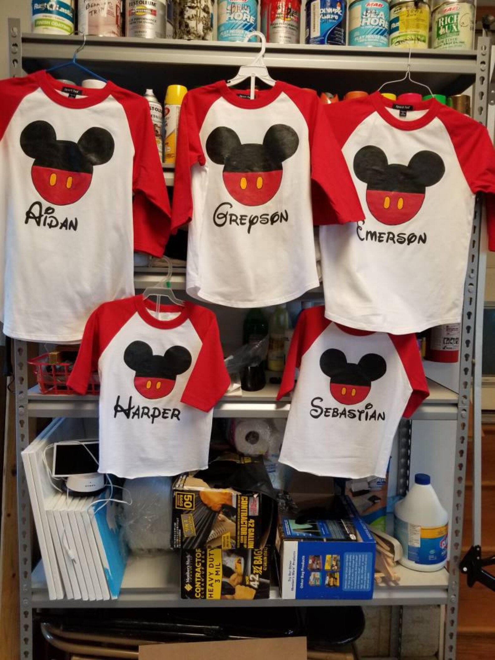 Custom Mickey Ear Shirts Etsy