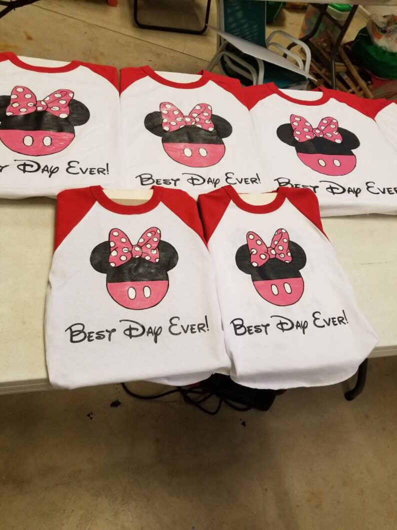 Custom Mickey Ear Shirts Etsy