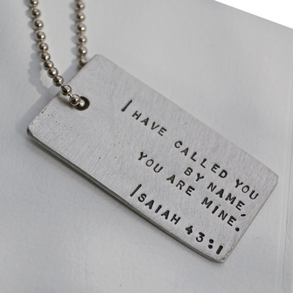 Isaiah name necklace online