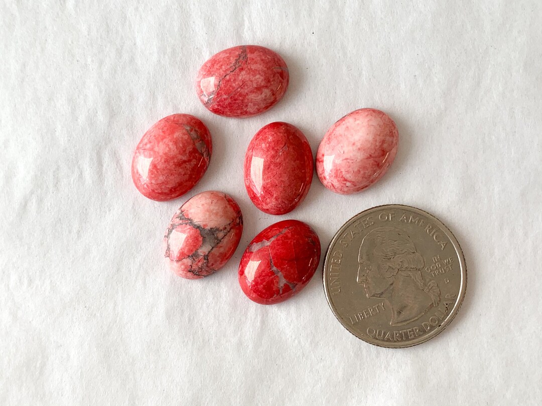 PINK DYED HOWLITE 12x16 Mm - Etsy UK