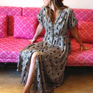 Monochrome Tribal print Dress