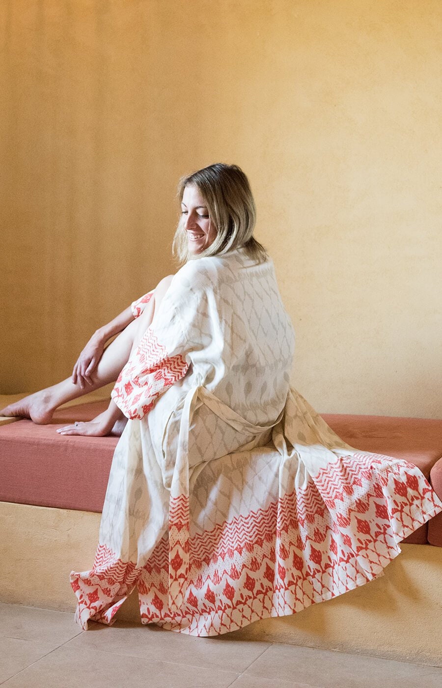 Image of Pearl & Flame Long Kimono