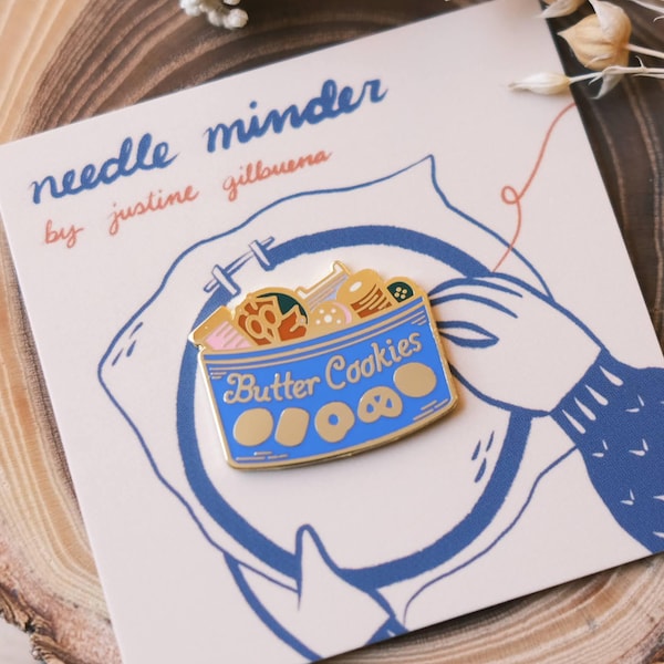 Butter Cookie Nähset Nadel Minder | Stickerei Geschenk, Nadel Basteln, Magnet, Nadelhalter, Nähgeschenke, Nähmagnet, Nadelhalter