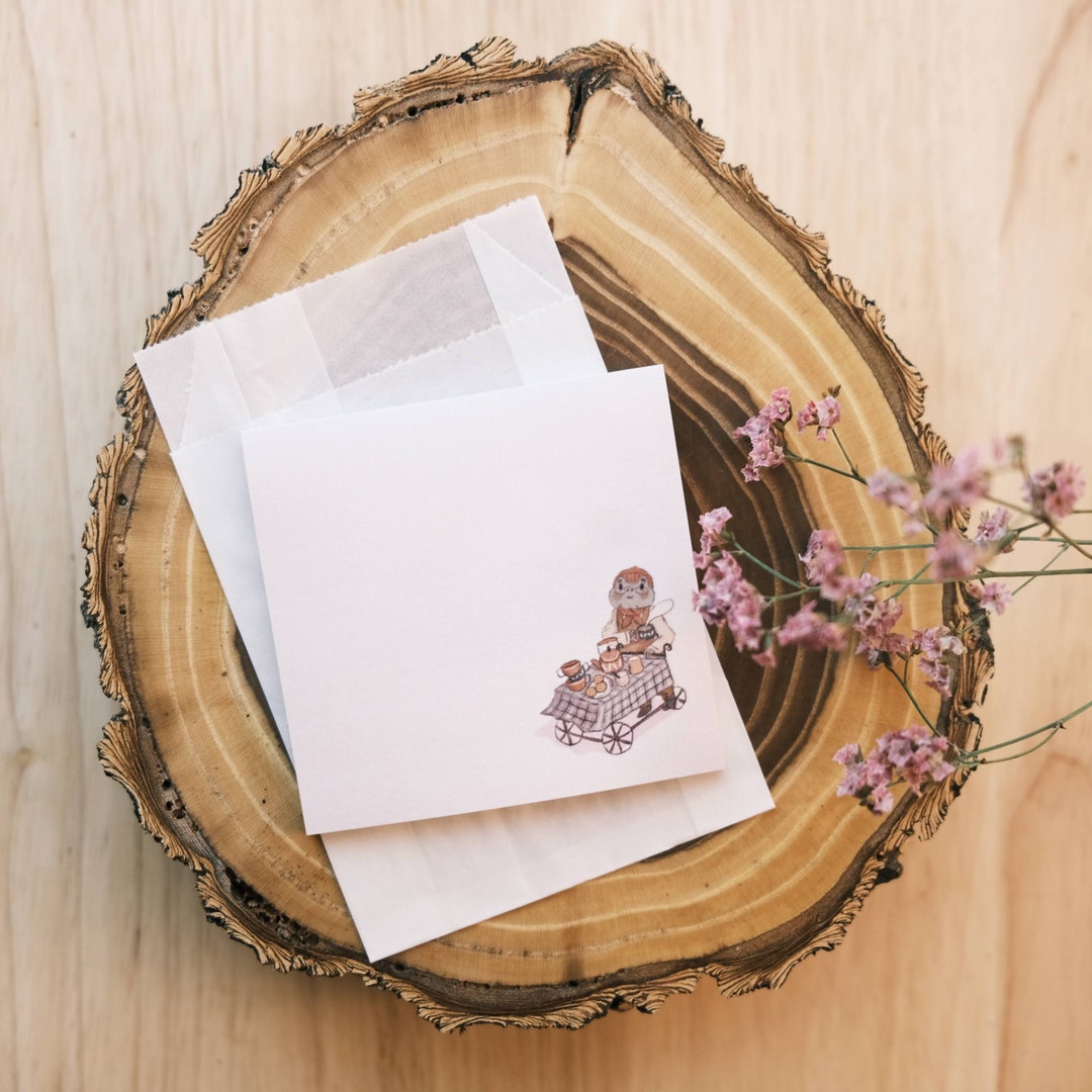 Frog and Tea Cart Sticky Note | Sticky Notes, Memo Pad, Notepad ...