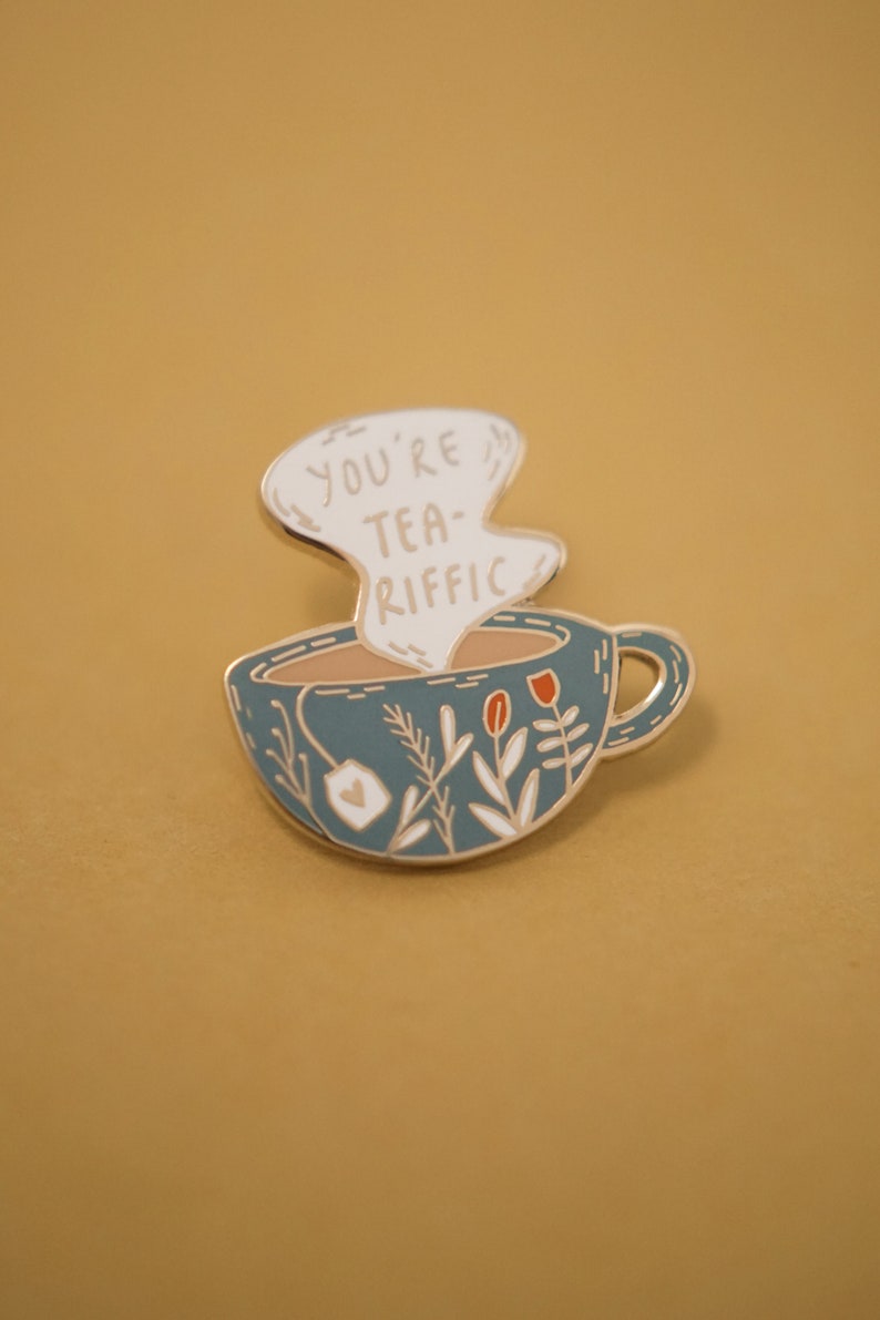 Teariffic Enamel Pin Hard Enamel Enamel Pin Lapel Pin image 0