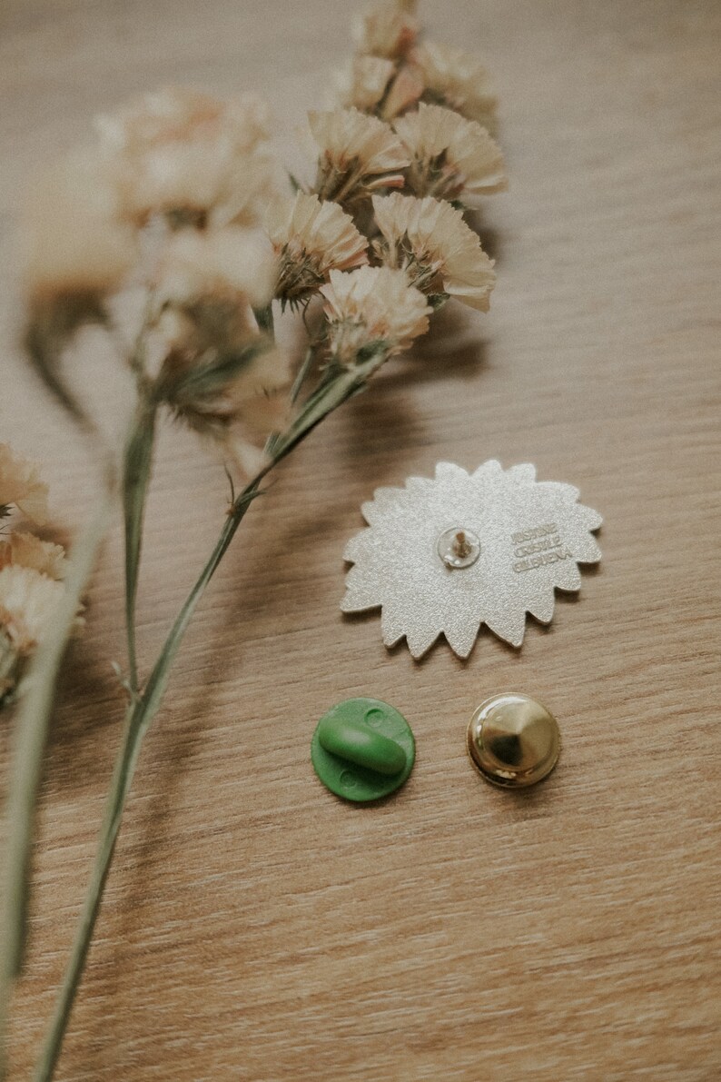 Flower Pin Gifts for Florist Enamel Pin Sunflower Enamel Pin Flair Hard Enamel Harold and Maude Inspired Lapel Pin