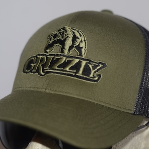 Grizzly Hat chewing tobacco cap camo snuff wintergreen dip redneck long cut chew Country Deep South Chaw Spit Deliverance Honky