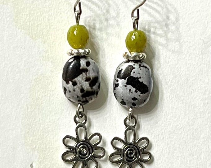 Colorful Handmade Double-Drop Earrings - Unique Gift Jewelry, Whimsical Earrings, Trendy Dangles, Lightweight Everyday Casual Drops