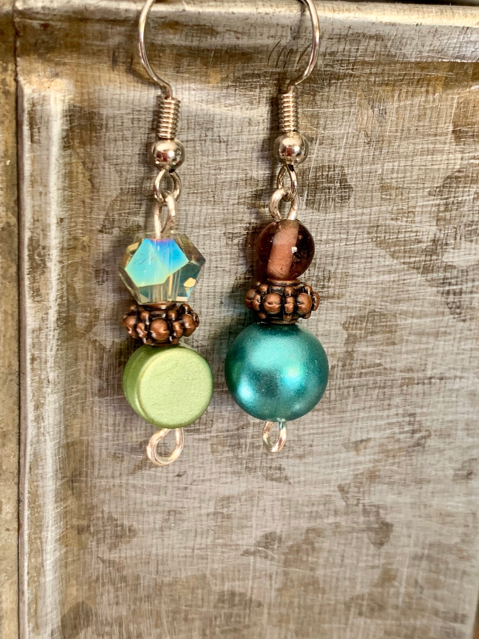 mismatched earring set