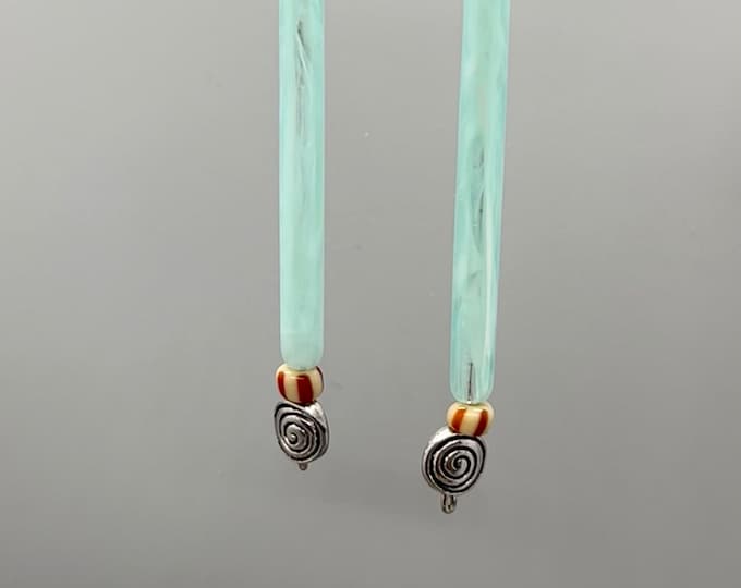 Women’s Long Chic Dangles, Slender Earrings, Spring-Inspired, Casual to Semi-Formal, Multi-Fashion Statement Earrings, Unique Handmade