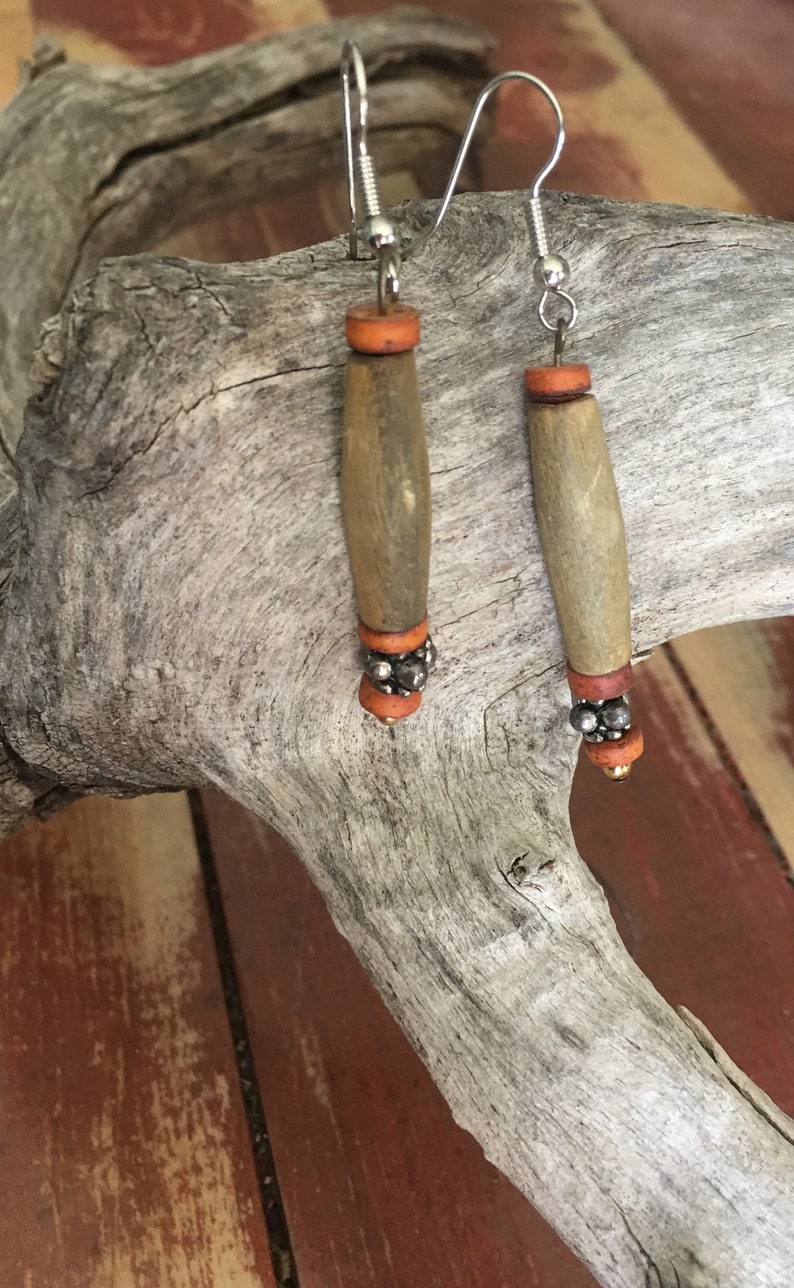 All Natural Wood Earrings
