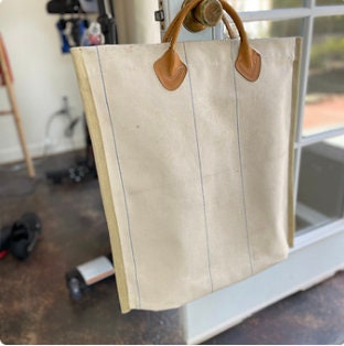 Repurposed Vintage L.L. Bean Tote Bag Etsy