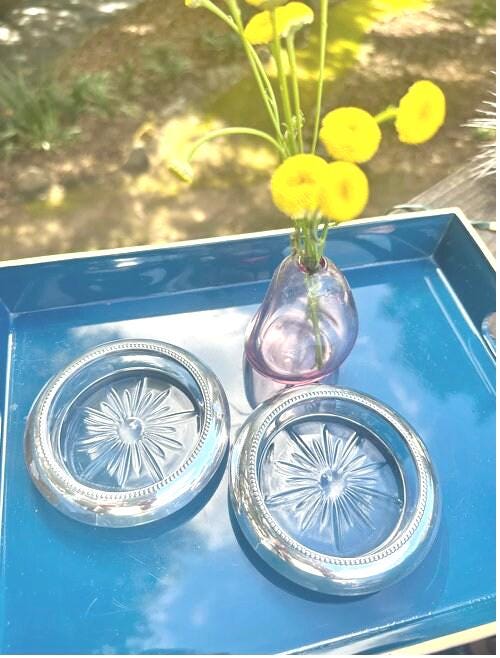 Frank Whiting Sterling Silver Coaster - Etsy