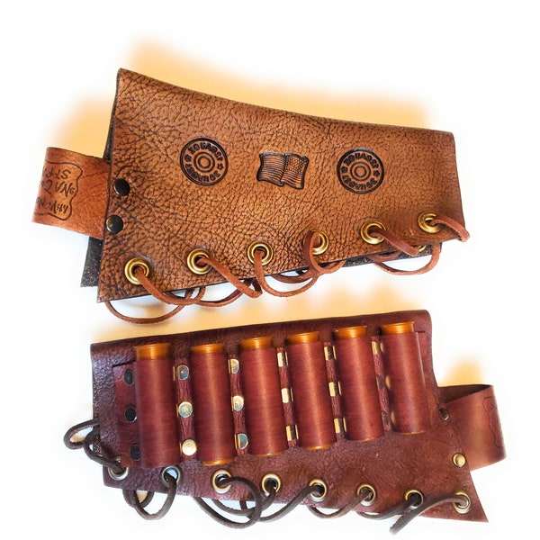 Leather Rifle Stock Shell Holder Etsy