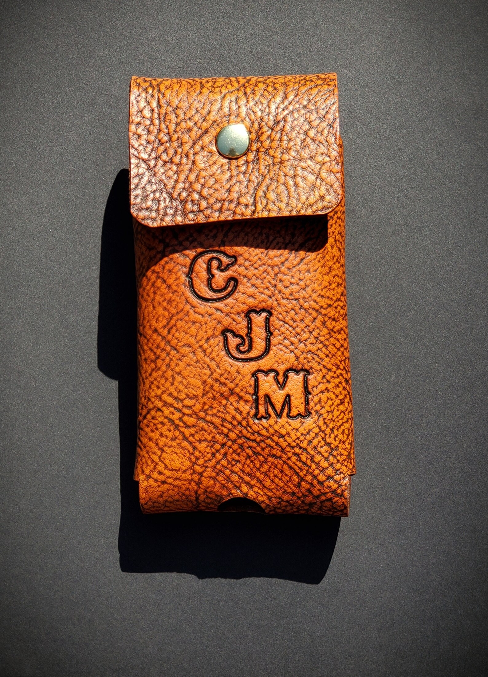 Vertical Leather Cell Phone Case With Belt Clip Etsy