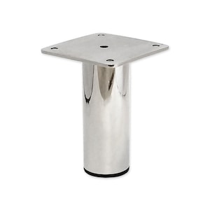 ALICE- Metal Leg, Round Stainless Steel Leg, Metal Leg