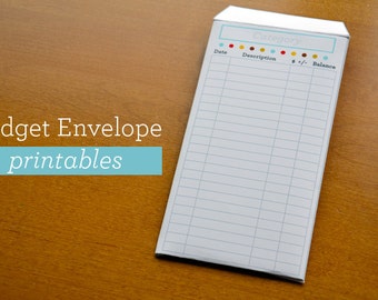 cash envelopes printable etsy