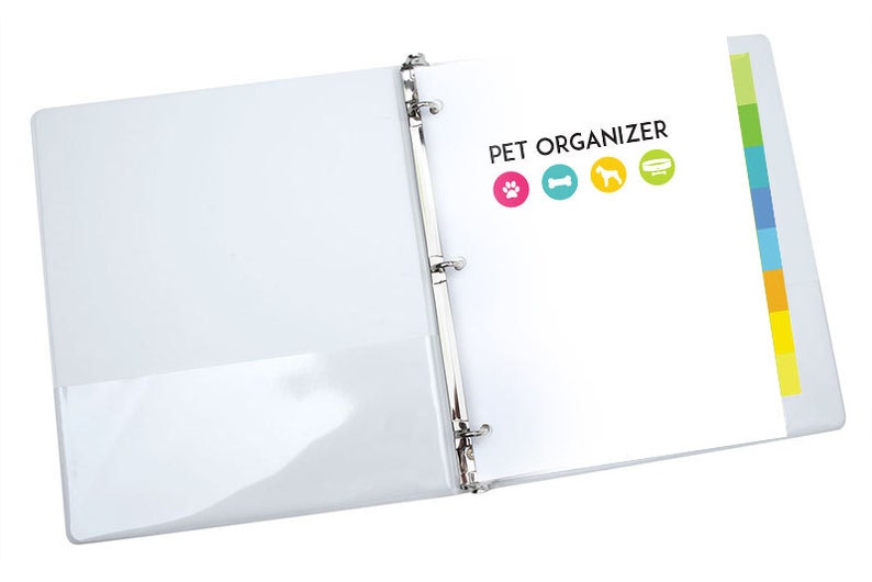 Healthy Pet Printables Pet Planner Instant Download Pet Organization image 2