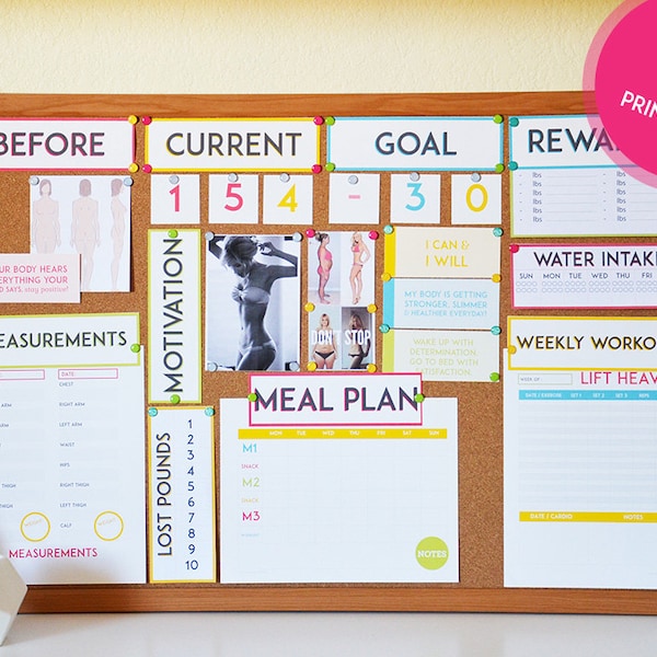 Vision Board Printables - Etsy