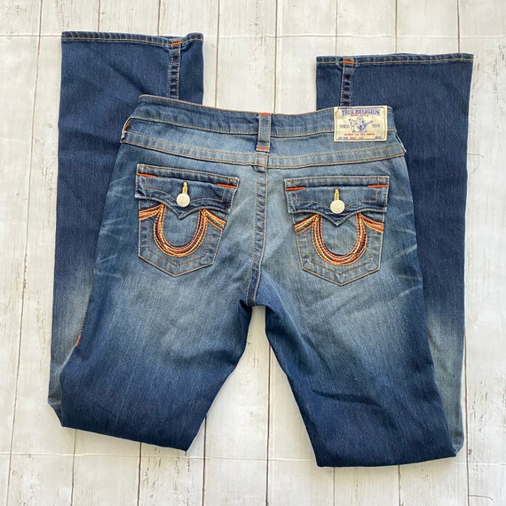 True Religion Jeans, Vintage Jeans, distressed Jea