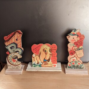 Decoración de tarjetas vintage para el día de San Valentín