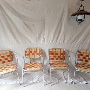 Extremely Rare MCM Aluminum Lawn Chairs
