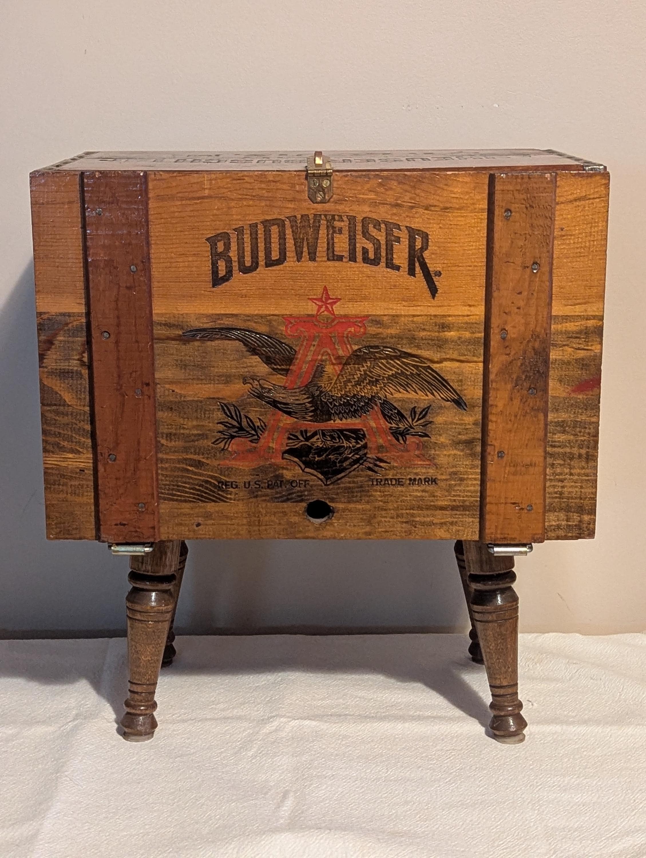 Budweiser Wood Crate - Etsy