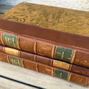 1920s Antique German Books Set: Berlin Library Decor
