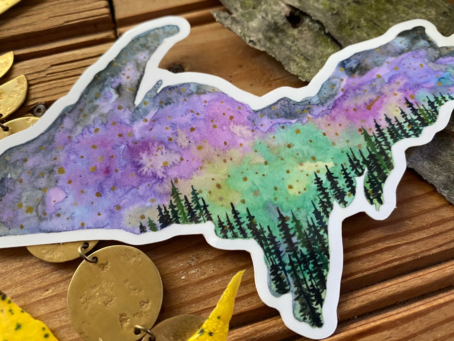 Uppe Peninsula Michigan Stickes - CafePess