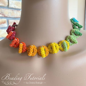 Beading tutorial and pattern Claspception modular jewelry, beaded clasp tutorial, beading pattern clasp, beading tutorial clasp image 5