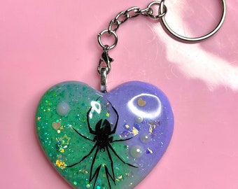 MCR Danger Days Inspired Resin Heart Keychain