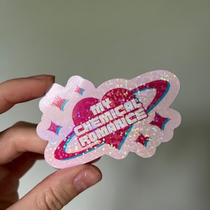 Holographic MCR heart sticker