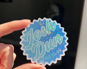 Holographic Josh Dun Fan Club TOP Sticker