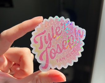 Holographic Tyler Joseph Fan Club TOP sticker