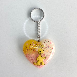 Resin Yellow Blumaroo Neopets Inspired Keychain