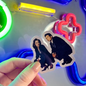 Sticker Mulder + Scully années 90