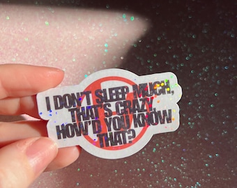 Holographic Twenty One Pilots The Contract sticker