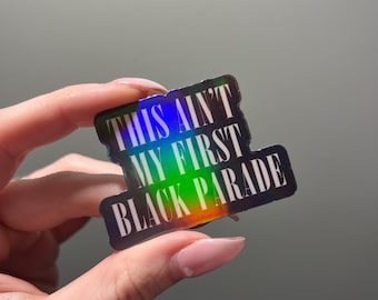 Este não é meu primeiro adesivo da Black Parade