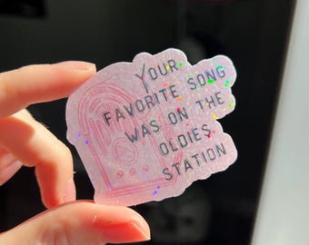 Holographic Oldies TOP Sticker