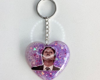 Resin Bologna Dwight The Office Inspired Keychain